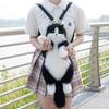 Handmade Plush Kitten Backpack Stuffed Animal Cat Tuxedo Fashion Gift For Women Kids Anniversary Birthday Lolita Decor With Gift
