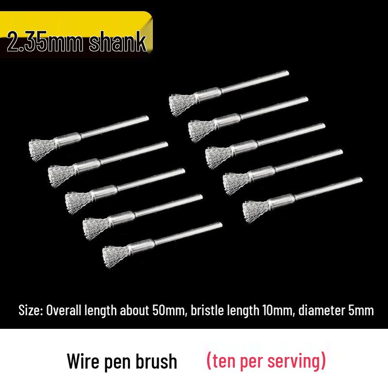 

2.35mm Shank Electric Grinder Bristle Brush for Cleaning and Polishing Wenwan, Walnut, and King Kong Bodhi.