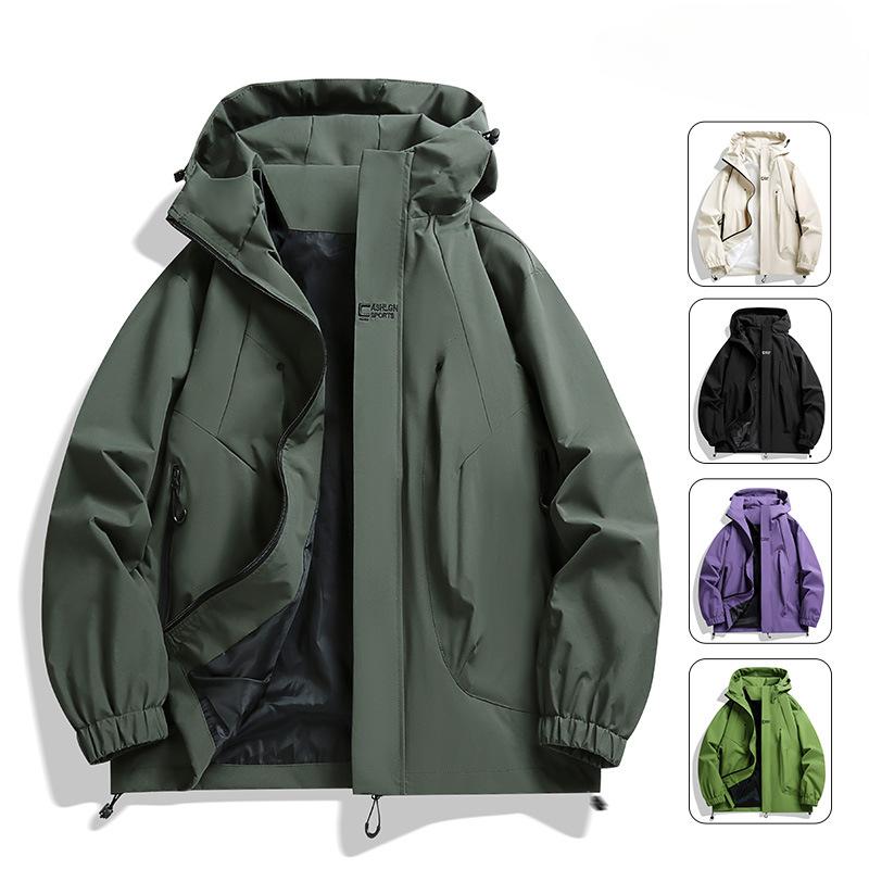 New Spring and Autumn Jacket Men's Functional Wind Tooling Outdoor Waterproof Couple Mountaineering Jacket