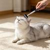Interactive Touch Therapy Toy for Cats Dogs Extendable Pet Massage Stick Telescopic Rake Shaped Teaser Wand for Bonding Training Grooming