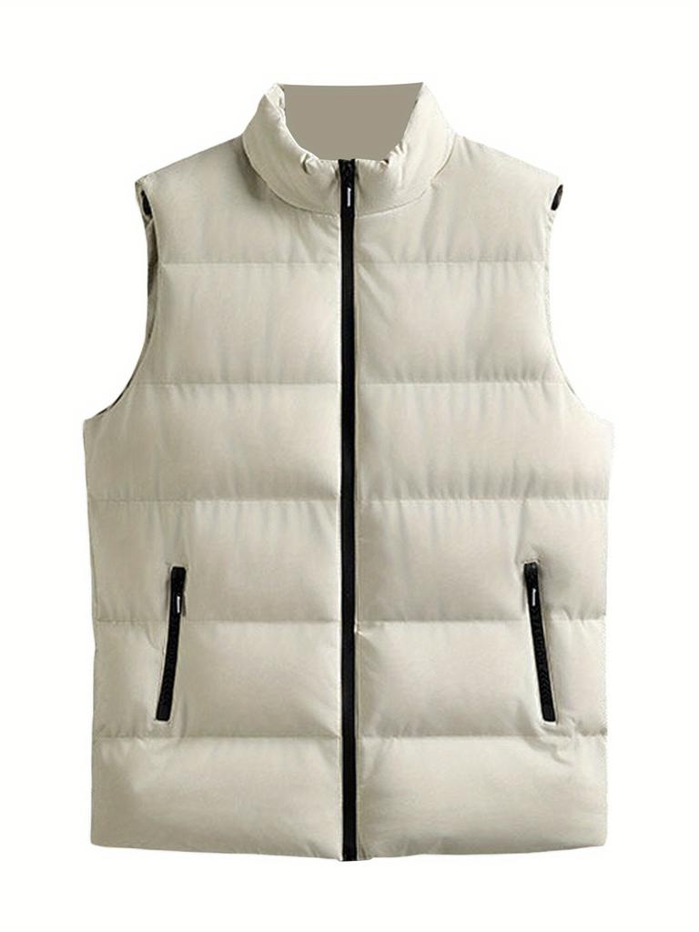 T 91761 Winter Stand Collar Vest Men
