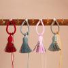 Tibetan-Style Handmade Tassel USB Keychain & Car Pendant