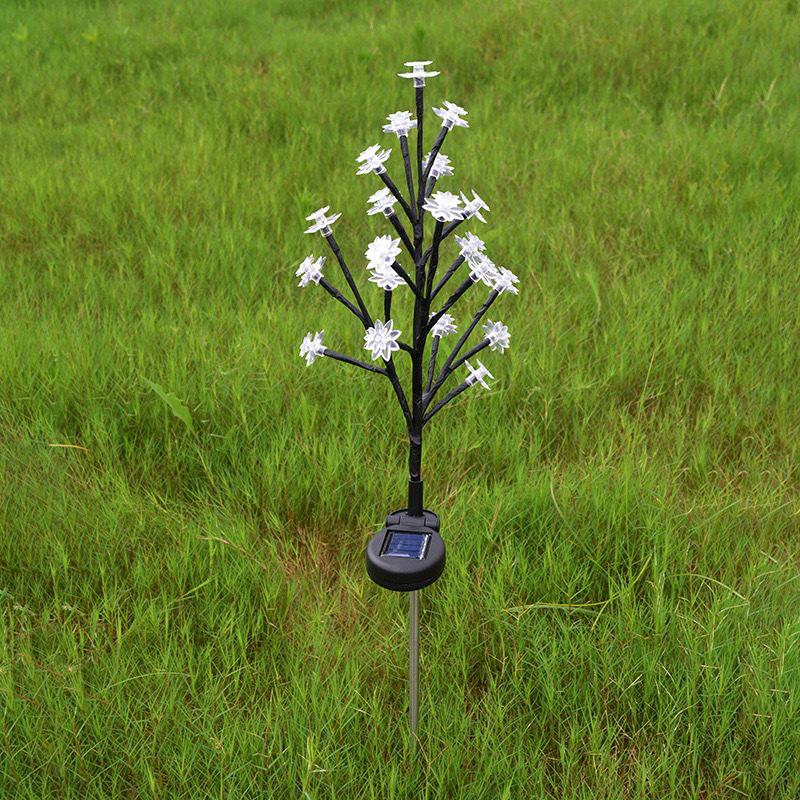 Cross-Border LED Solar Cherry Blossom Firework Lights for Garden and Courtyard Decoration