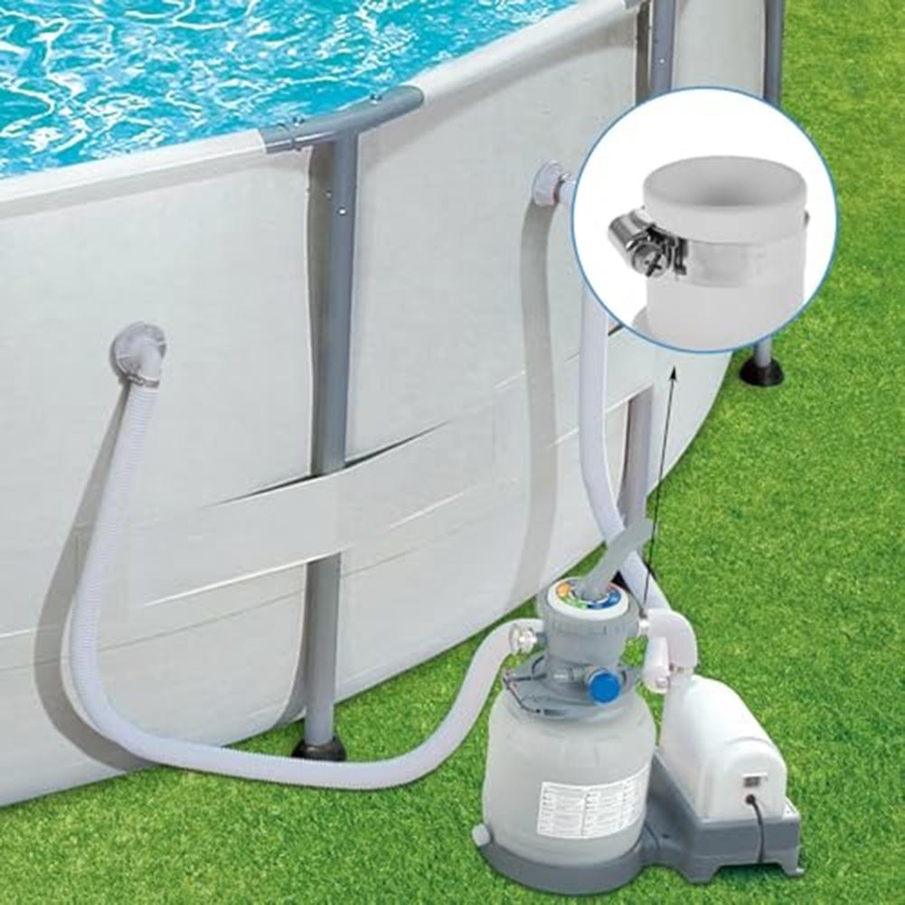 For Efficient Cleaning Hose Adapter Set Rust-proof Clamps As Shown Built For Tough Conditions Compatible With Pool Pumps