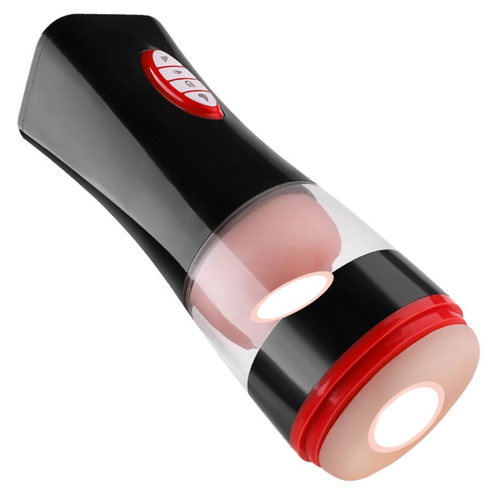 Adult Sex Toys for Men Deep Throat Aircraft Cup Male Masturbator Silicone Vagina Pussy Sex Products