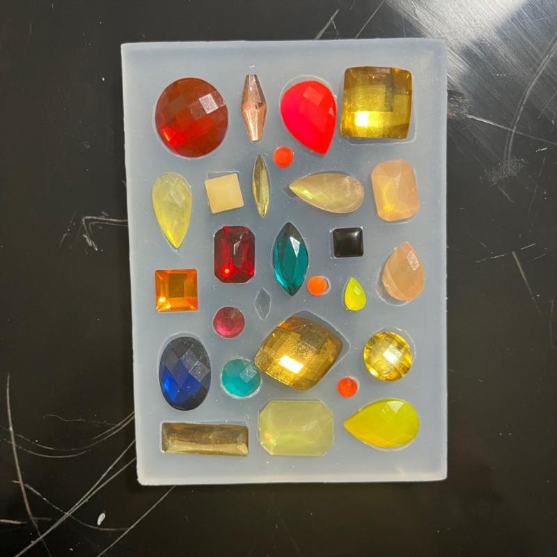 Diamond Accessories Mould Flexible Silicone Mold for DIY Crafts Jewelry Supplies