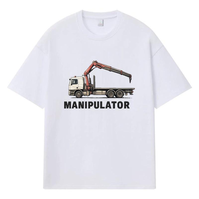 2026 Manipulator Bedrucktes Grafik Streetwear Y2k Harajuku Herren Damen Kleidung 100% Baumwolle T-Shirt Lässig Oversized Sommer Herren T-Shirt