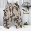 Children's Thickened Quilted Cotton Pants - Stylish Warm Winter Clothing for Boys and Girls