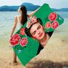 F-Frida K-Kahloes Bath Towel Microfiber Soft Water Absorbing Breathable For Girl Kids Decorative Cartoon Beach Towel