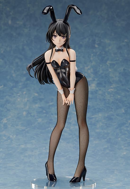 Rascal Does Not Dream of Bunny Girl Senpai Mai Sakurajima Bunny Scale Plastic Malovaná kompletní figurka Resella Ver. 1/4