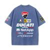 2026 Letní závodní oblek Ducati F1 Tým Red Bull Verstappen Uniforma Krátký rukáv Vintage praná trička Kulatý výstřih Trička