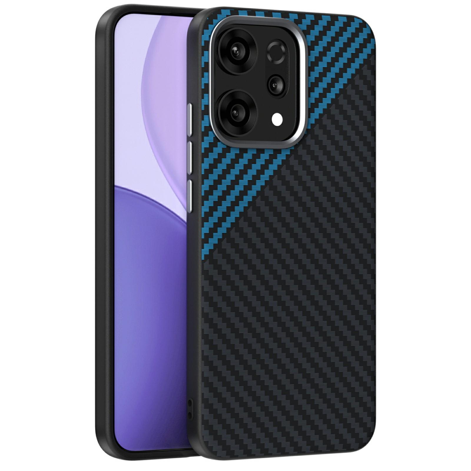 

ABEEL For Oppo Reno14 5G (Global) Magnetic Case Carbon Fiber Texture Back Cover C