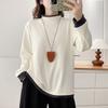 Navava NT3138 Basic Daily Inner Color Blocked TurTleneck Long Sleeve T shirT