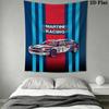 Lancia Martini Wall Tapestry Aesthetic Wall Hanging Printed Fabric Blanket Decorative Tapestries for Bedroom Living Room Home Decor