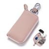 Genuine Leather Multifunctional Zipper Lock Car Key Case