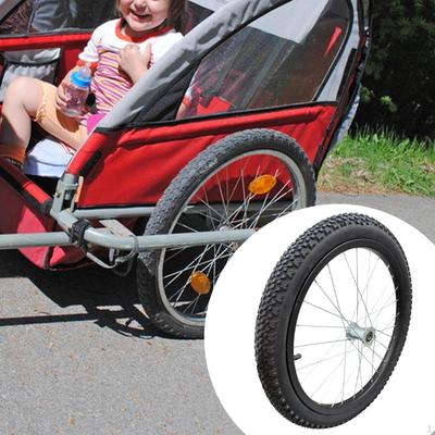 20inch Trailer Wheel Replacement Sturdy Great Traction Heavy Duty Practical Biking Outdoor Rubber