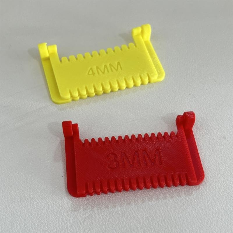 2Pcs Hinged Sewing Template Ruler Plastic Quilting Measuring Tool Edges Locking Stitching Guide for Fabric Stitching