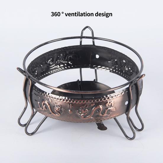 Campingkocher Robust Hitzebeständig Oxidationsbeständig Verdickt Kochlegierung Messingkonstruktion Mini Spirituskocher Campingwerkzeug