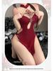 Manyan Sexy Halter Neck Cutout High Waist Split Cheongsam Lingerie