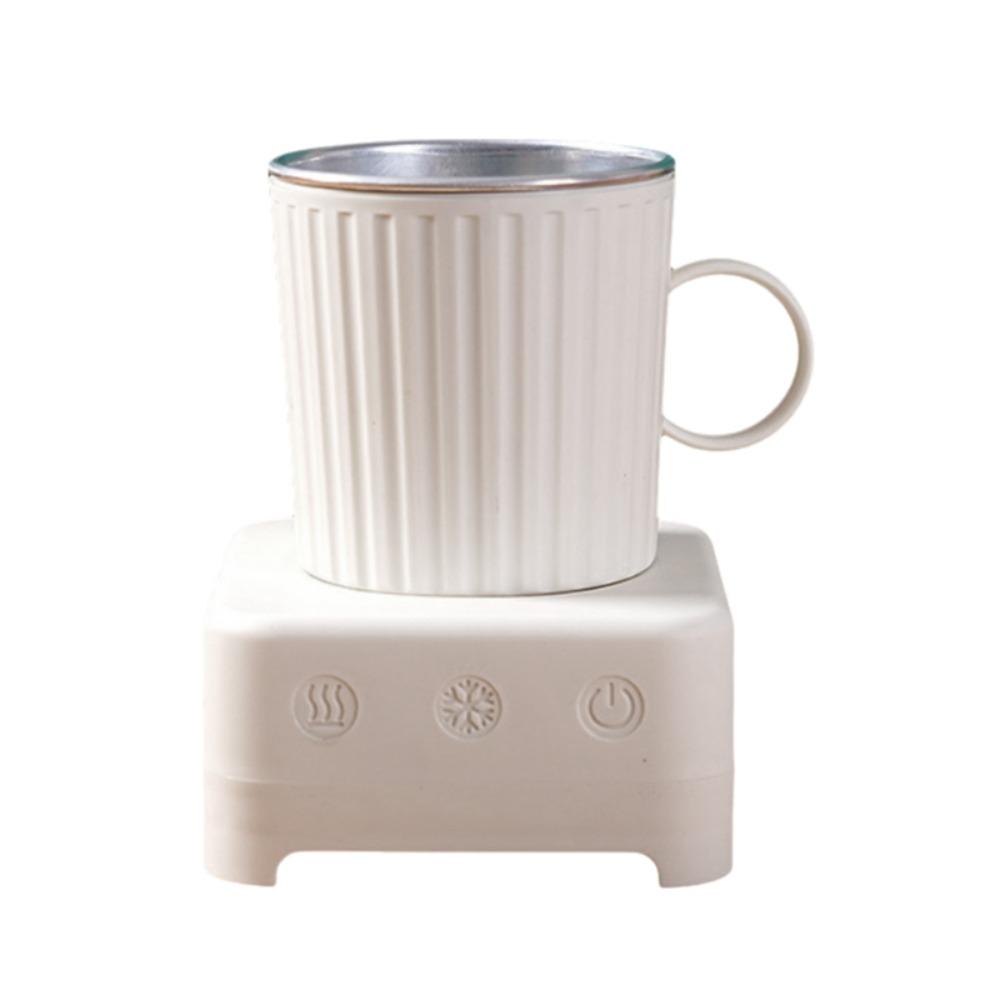 400ML Quick-cooling Cup Aluminum Inner Heated Water Cup Temperature-Controlled Mug Dormitory белый