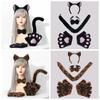 Jk Cat Ears Headband Set Cat Woman Dress Up Halloween Sweet Cosplay Headwear Girl/Women