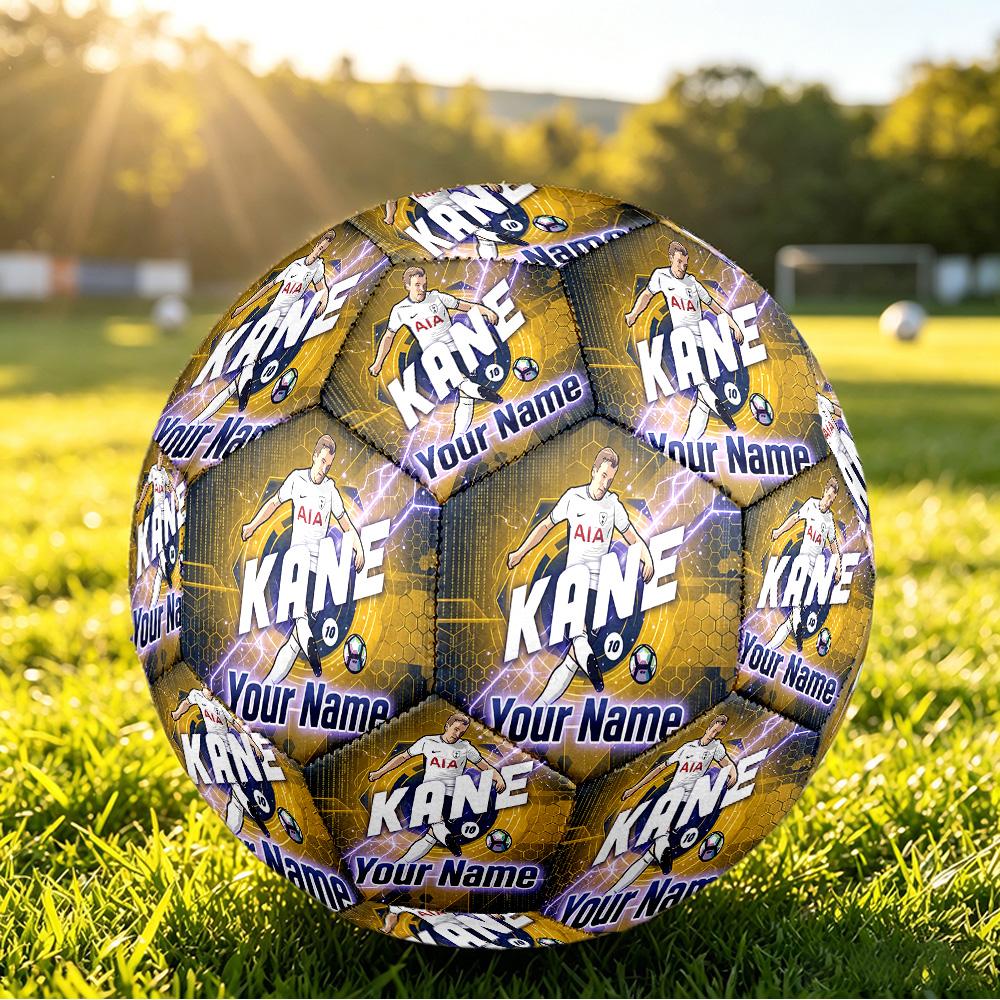 Personalized Size 5 Football Harry Kane Pattern Outdoor Game Sports Ball Gift