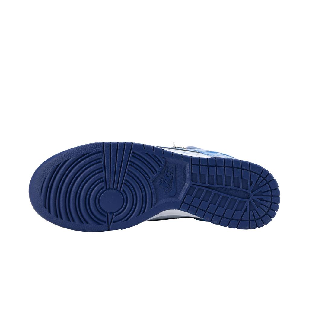 Nike Dunk Cyan Abriebfeste Low-Top Skateboard-Schuhe Herren Blau Weiß HF5441-118(Team836-)