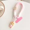 Cute Puppy Pendant Pendant Mobile Phone Lanyard Bold Anti-Drop Anti-Loss Clip Portable Rope Chain Braided Rope Idea