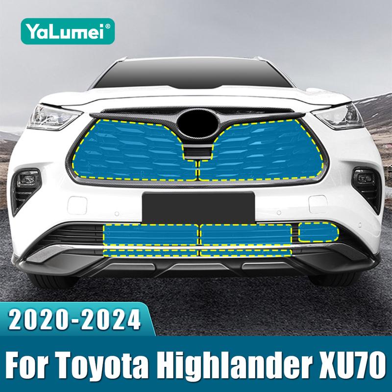For Toyota Highlander XU70 Kluger 2024 Car Front Grille ect Screening Mesh Net Cover Anti-Mosquito Dust