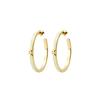 KIRA Reifen Messing Emaille Kristall Ohrringe Damen Gold 157204700-gold F