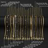 23pcs Fashion Minimalist Gold Color Bracelet Sets for Women Vintage Elegant Pearl Snake Chain Bracelet Daily Party Jewelry Gifts