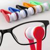 Glasses Cleaning Clip Portable Lens Cleaner Clip Reusable Microfiber Eyeglasses Wipe Removes Oil Fingerprints Dust for Spectacles Sun Glasses