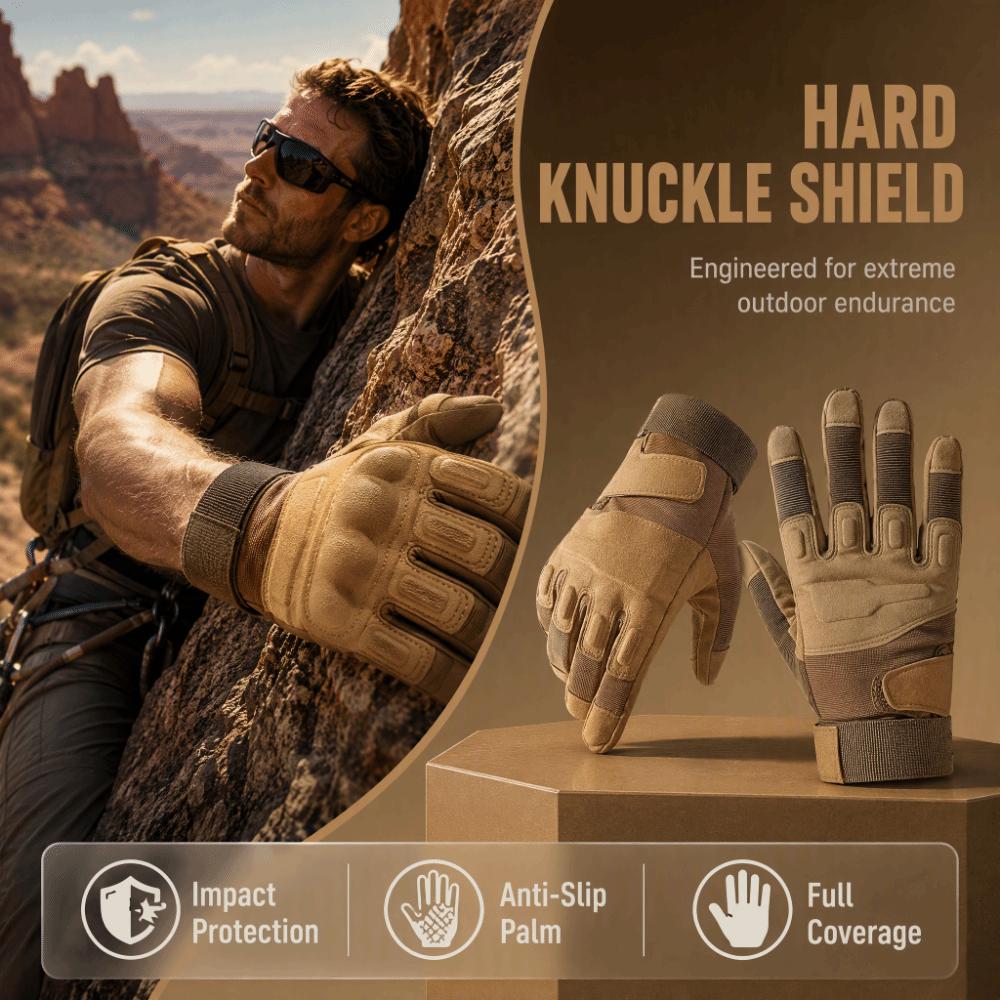 Protective Full Finger Gloves Anti Slip Outdoor Sports Gloves Durable Cycling Gloves  Rock Climbing