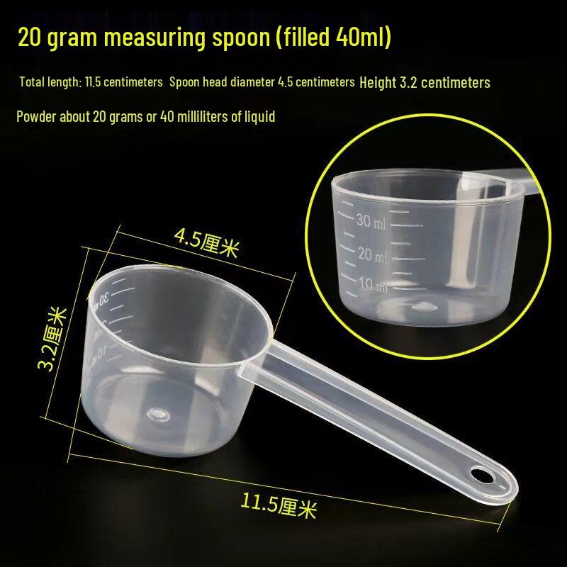 Plastic Measuring Spoons Set with Scale