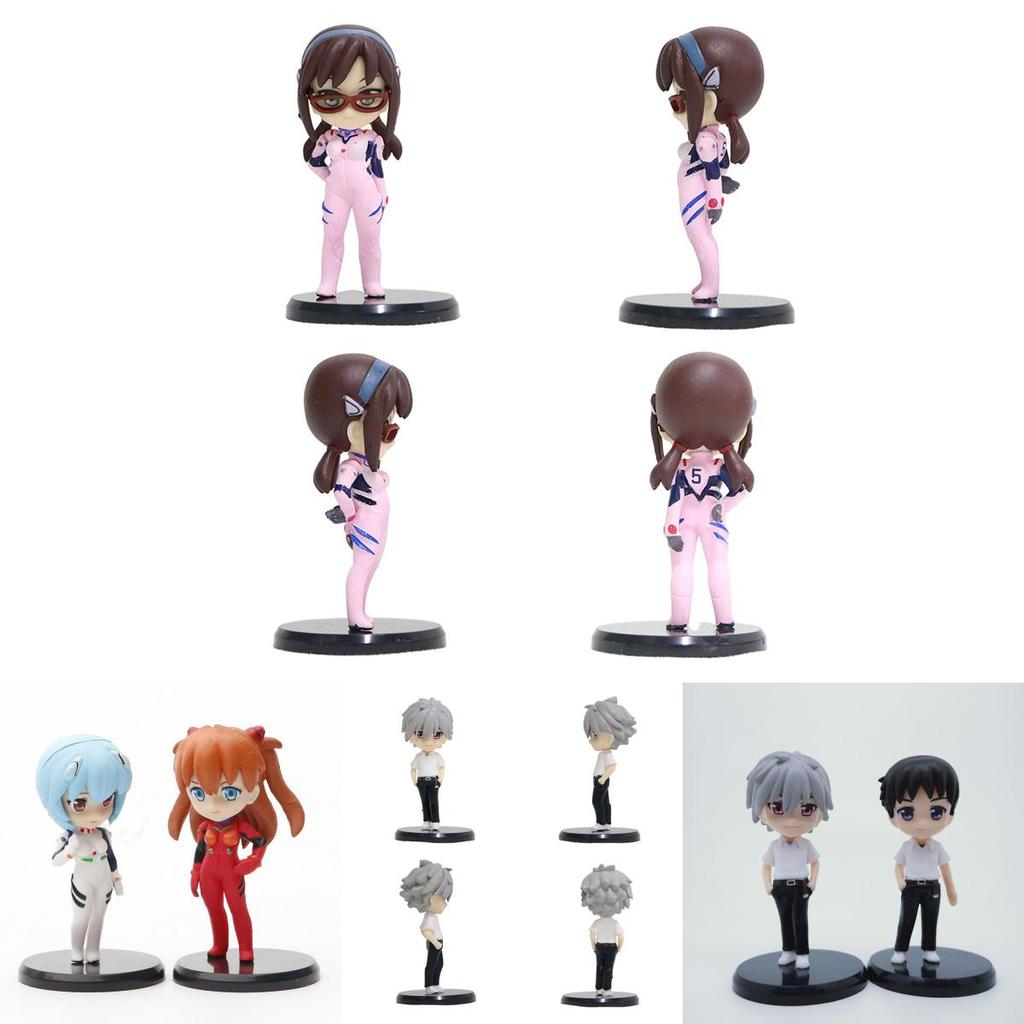 Exquisites Evangelion Eva Mini-Figuren-Set mit Rei Ayanami und Asuka Langley