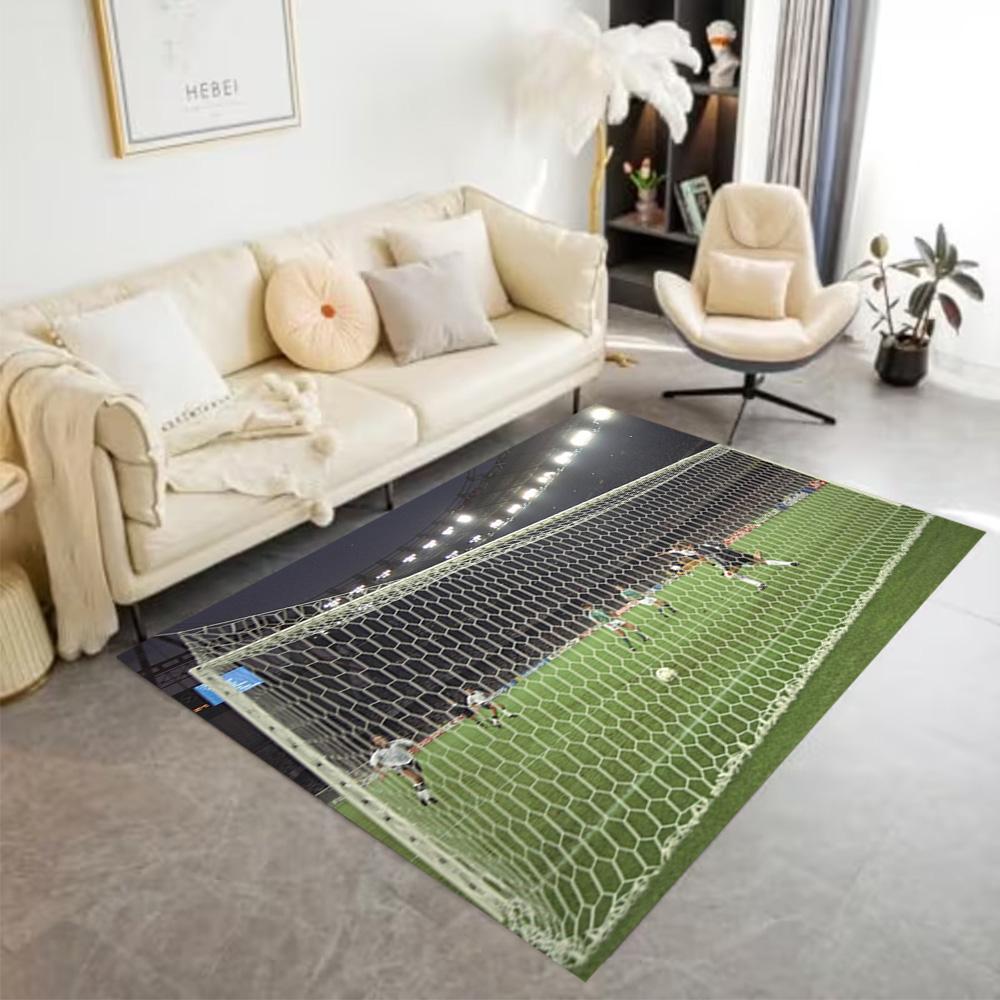 Football Legends Celebration Floor Rug Office Rug Perfect for Dining Room Outdoor Kitchen Hallway Anti-slip Rug Decorate Offices Wedding Party Gift