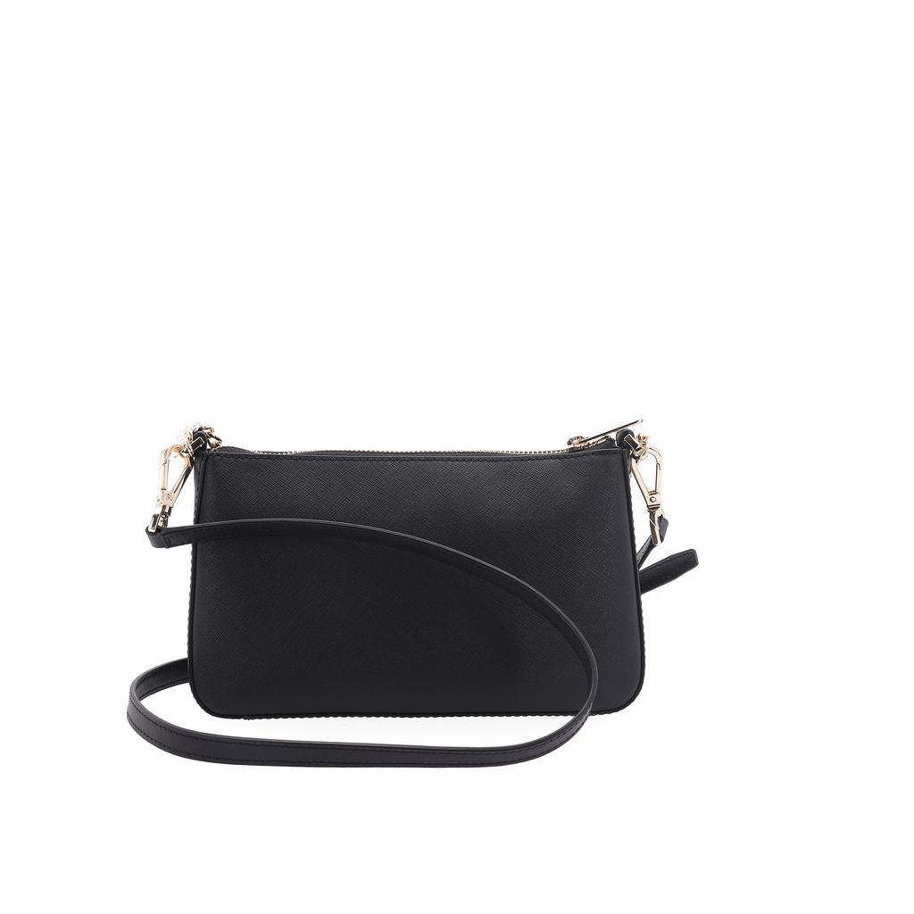 New MICHAEL KORS Jet Set Cow Leather Shoulder Bag Crossbody Bag Women's Black 35S0GTVU6L-BLACK