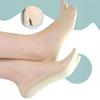 Breathable Toe Socks 2-Toe Invisible Liner Socks with Anti-Slip Silicone Ultra-Thin Moisture-Wicking Socks for Loafers Sneakers