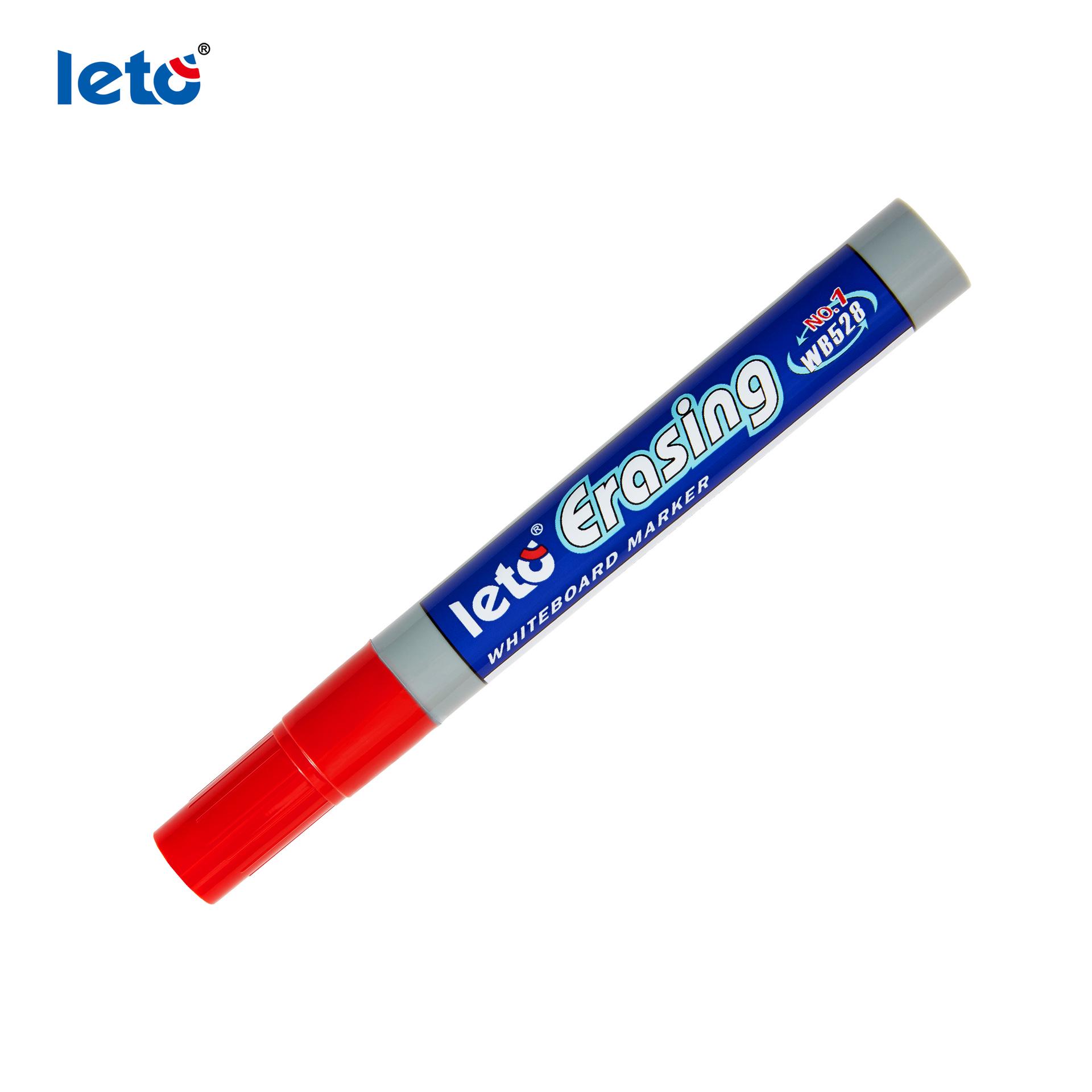 Letu 528 Erasable Whiteboard Markers Thick Tip for Office & Teaching, Easy Erase, Boxed Set.