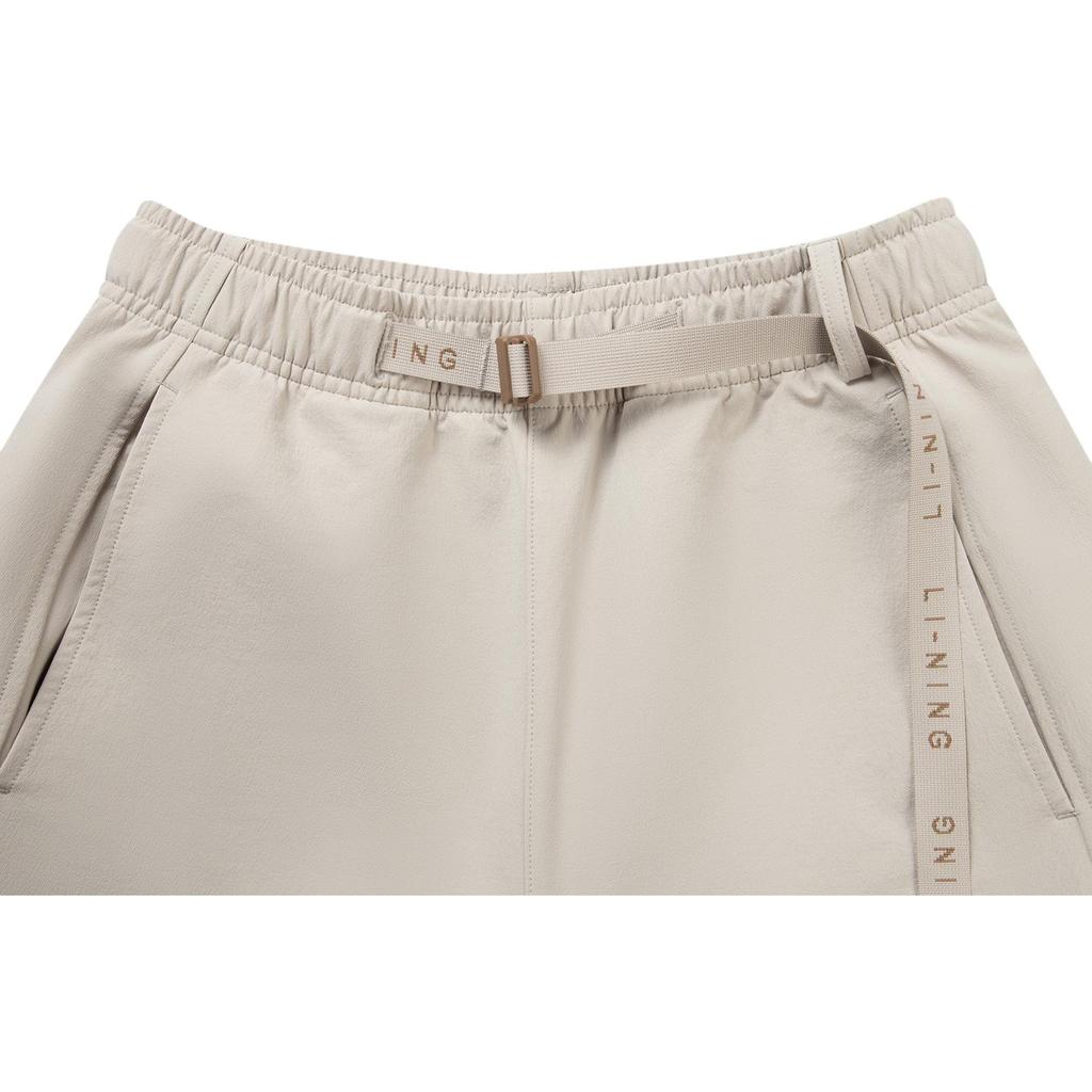 Li Ning Fitness Series Versatile Fashion Brand Logo Casual Pants Women bottoms AYKV722-7