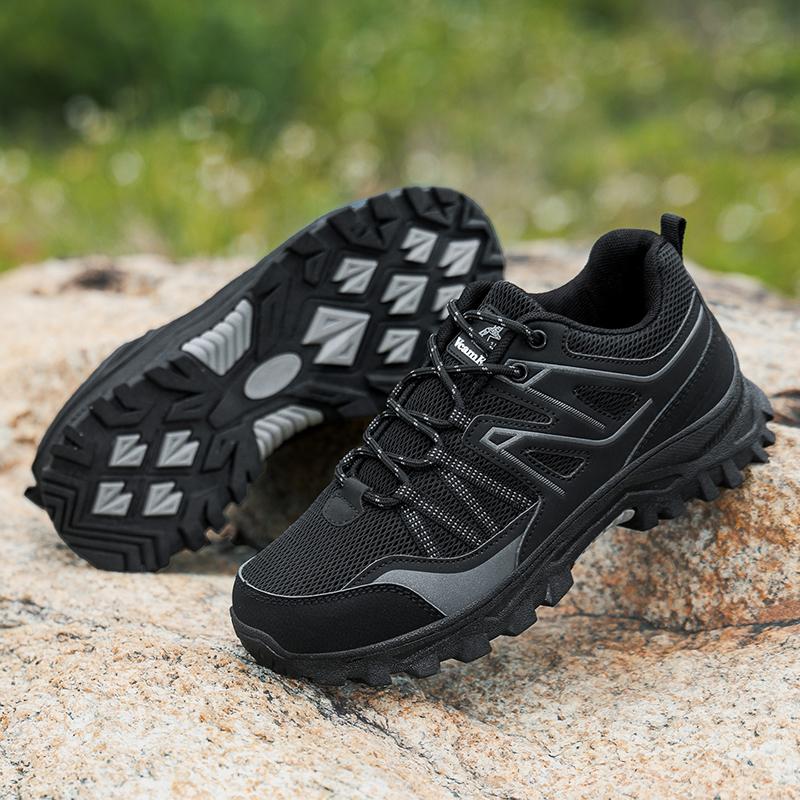 Summer Breathable Outdoor Hiking Shoes Men Sneakers Antiskid Slip On Walking Shoes Moccasins Man Casual Shoes