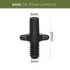 10-1000PCS Garden Water Connector Drip Irrigation for 1/4'' Tubing Hose Accessories Joint Barbed Tees Cross Eng Plug Adaptors