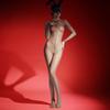 Open Chest Bodysuits Women Full Bodystockings Jumpsuits Oil Shiny 3D Pantyhose Lady Open Crotch Tights Smooth Erotic Lingerie