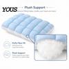 Relaxing Cloud Soft Sleep Pillows Cooling Quilted Puff Pillow, Cloud-Like Bed Down Alternative Washable Bedding Accessories Fluffy Pillow for