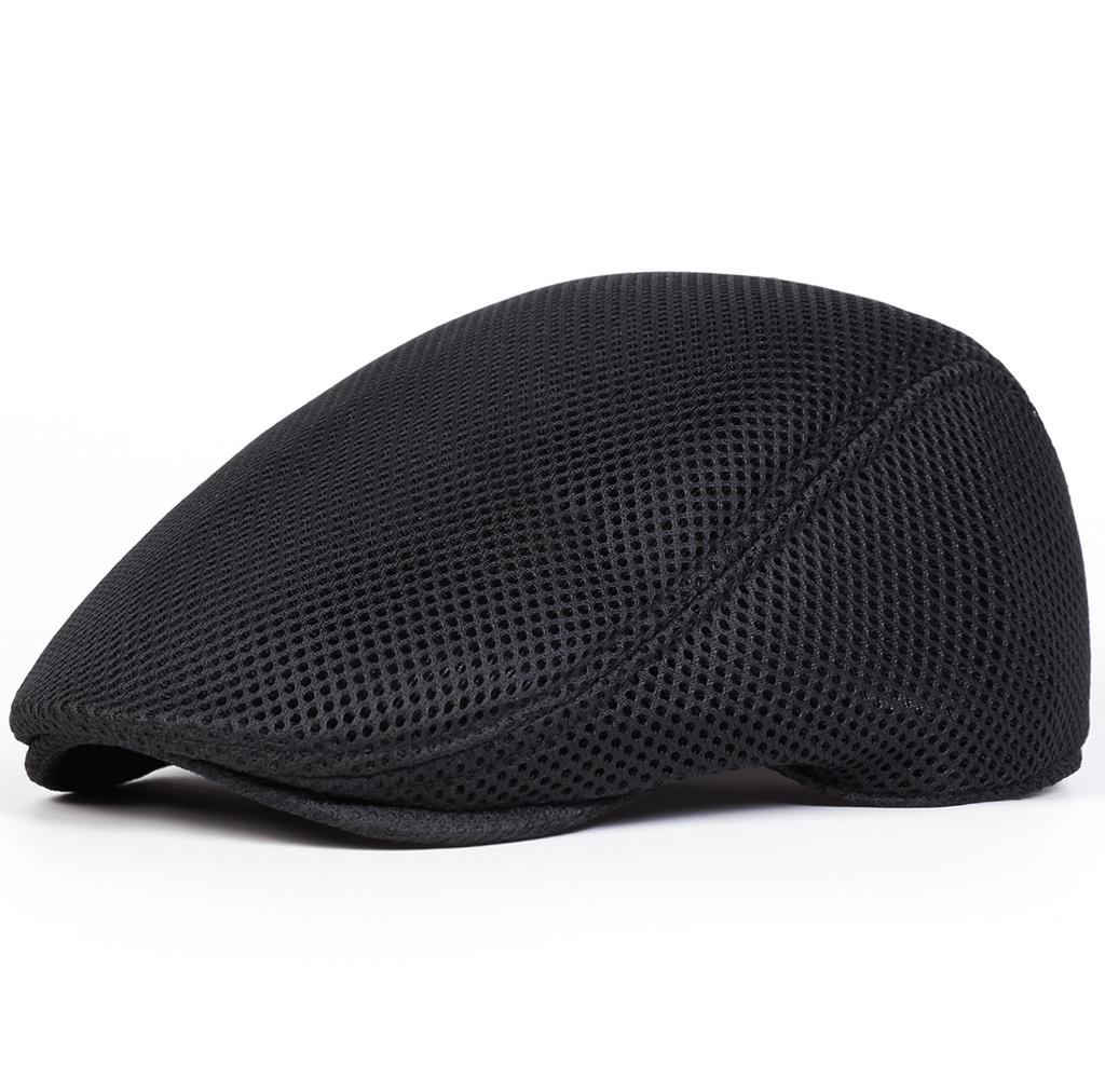 Men Mesh Breathability Newsboy Caps British Painters Hats Spring and Summer Flat Cap Hip Hop Berets