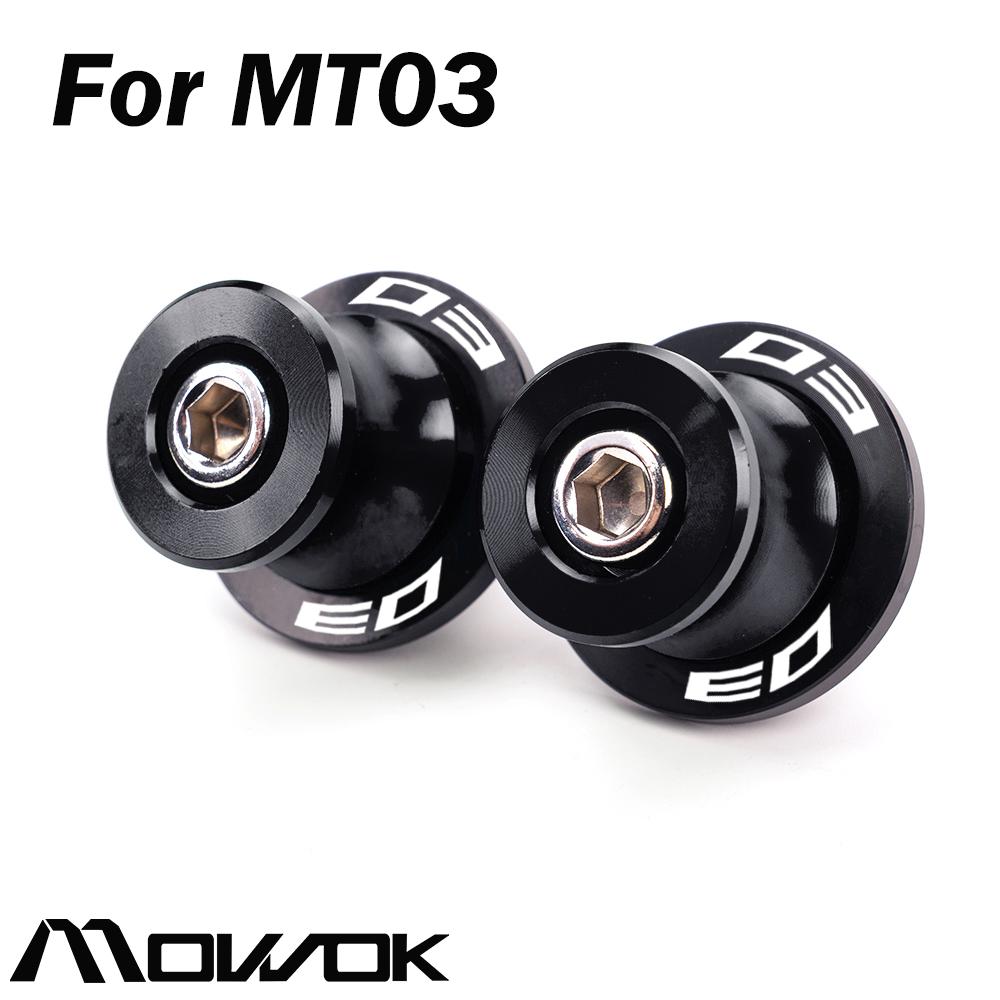 Per YAMAHA MT 07 09 03 10 MT07 MT09 MT03 MT10 2014-2025 2026 Accessori Moto Forcellone forcellone Bobina Slider Cavalletto Viti