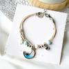 Creative Handmade Starfish Shells Pearl Pendant Adjust Bracelet Anklet Friendship Bracelets On Hand For Woman Luxury Jewelry New