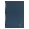 KOKUYO Soft Ring Notebook ME 50 Sheets 5mm Grid A5 Graphite Blue KME-SR931S5DB