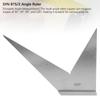 DIN 875/2 Standard Machinist Square Ruler 30 45 90 120 Degree Hardened Steel Square  For Machinist