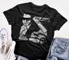 Der Klang T-Shirt Siebdruck Kurzarm schwarzes Shirt Baumwolle